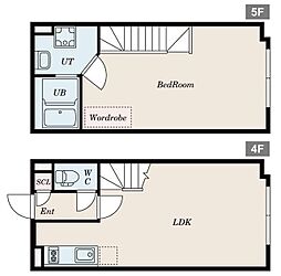 ＰＡＳＥＯ大崎 4階1LDKの間取り