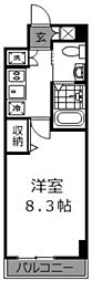 ヒューマンハイム幕張本郷 1Kの間取図画像