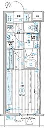 フュージョナル北赤羽ドゥエ 1Kの間取図画像