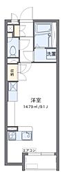 ミランダTDレジデンス ワンルームの間取図画像
