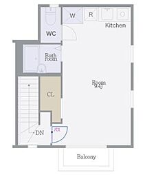 JLBGrandetCru久我山 ワンルームの間取図画像