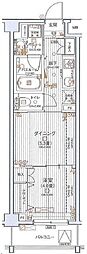 AXAS菊名.LR 1DKの間取図画像