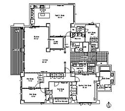 ガーデン高輪 4SLDKの間取図画像
