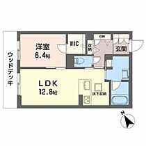 シャーメゾン　ヴィラ学園前 0103 ｜ 奈良県奈良市学園北１丁目12-8（賃貸マンション1LDK・1階・50.59㎡） その2