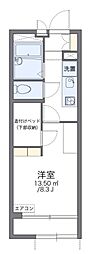 ボニータドイス 1Kの間取図画像