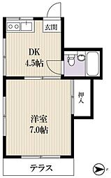 間取図画像 1DK
