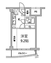 T'sgarden稲城 1Kの間取図画像