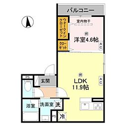 fleur長居2丁目 2階/-