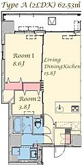 物件の間取り