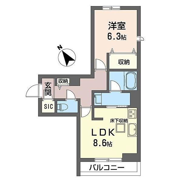 リラフォート薬円台 00102｜千葉県船橋市滝台１丁目(賃貸マンション1LDK・1階・42.80㎡)の写真 その2