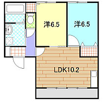 静岡県富士市比奈1294-1（賃貸アパート2LDK・2階・49.85㎡） その2