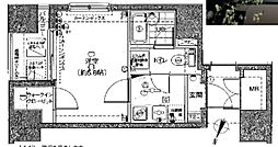サンパティーク日本橋三越前 1Kの間取図画像