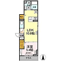 東京都多摩市乞田602-2（賃貸アパート1LDK・1階・37.92㎡） その2