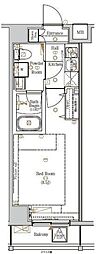 Raffistar中板橋2 1Kの間取図画像