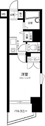 スカイコート中野2 1Kの間取図画像