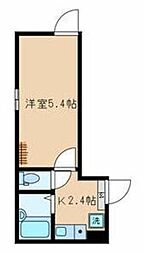 アクロコート西巣鴨 1階1Kの間取り