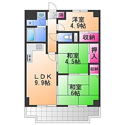 間取図画像 3LDK