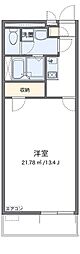 レオネクストさくらブリアン 3階1Kの間取り