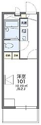 レオパレスプロシード 1Kの間取図画像