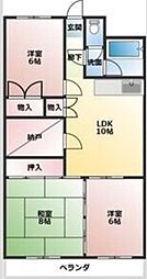ポートブリッジマンション 3SLDKの間取図画像