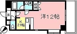 モンテヴェルデＮ−1 1階1Kの間取り