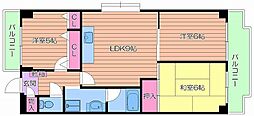 シャトー・レイク・ルイーズ 3LDKの間取図画像