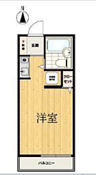 エクセルハイツコジマ ワンルームの間取図画像
