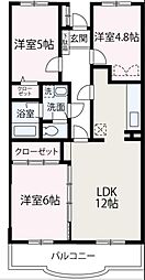 エスポワール新座 3LDKの間取図画像