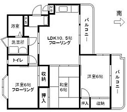 エフティ 3LDKの間取図画像