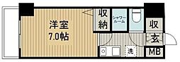 ライオンズマンション相模大野第6 1Kの間取図画像