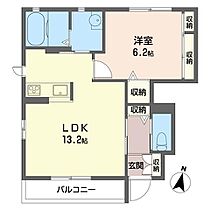 エスポワール　Ｂ 00102 ｜ 埼玉県越谷市レイクタウン１丁目6-6（賃貸アパート1LDK・1階・47.61㎡） その2