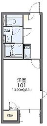 レオネクストベラ・ルーチェ 1Kの間取図画像