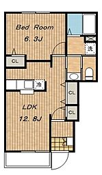カレントガーデンB 1階/101