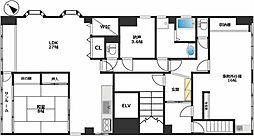 都ビル 2SLDKの間取図画像