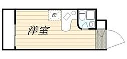 ラ・パルフェ・ド・シャテーニュNo.2 ワンルームの間取図画像