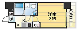セレニテ神戸西クレア 1Kの間取図画像