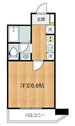 ジョイオブライフ鶴川 1Kの間取図画像