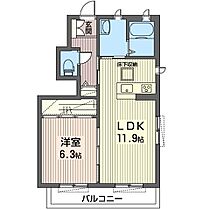 エコルドソレイユ 00101 ｜ 栃木県下都賀郡野木町大字丸林401-7（賃貸アパート1LDK・1階・45.82㎡） その2