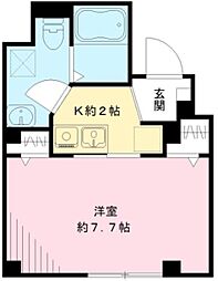 間取図画像 1K