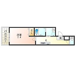 近鉄南大阪線 針中野駅 徒歩9分
