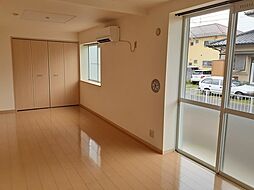 JR水戸線 下館駅 徒歩16分の賃貸アパート 1階2LDKのリビング/ダイニング