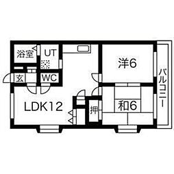 ラグジェレディＫ壱号館 2階