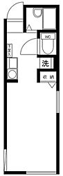 パークホーム 1Kの間取図画像