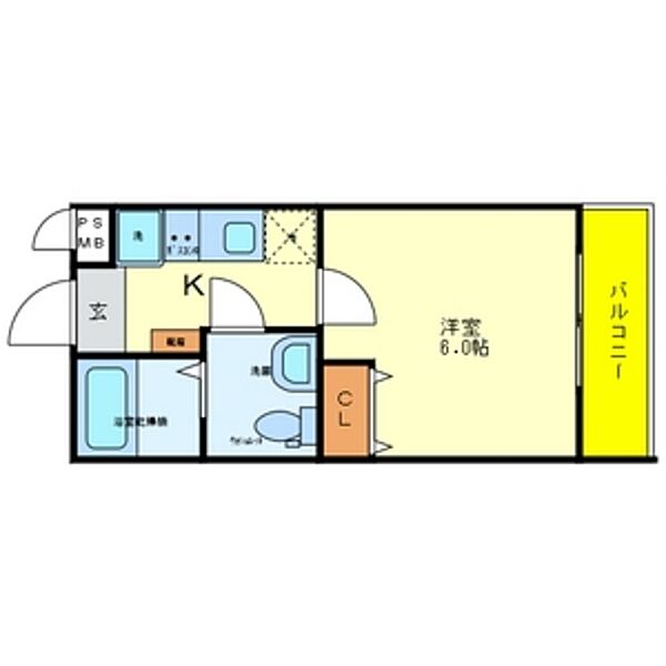 Wins Court Hattori ｜大阪府豊中市服部南町３丁目(賃貸マンション1K・1階・20.47㎡)の写真 その2