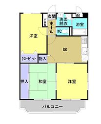 フェニックス 3DKの間取図画像
