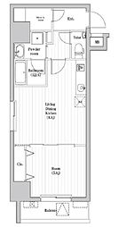 アーバンパーク三ノ輪II 4階1LDKの間取り