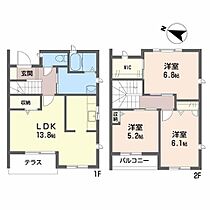 パルモメゾネット 0101 ｜ 奈良県北葛城郡河合町高塚台１丁目29-2（賃貸アパート3LDK・1階・80.20㎡） その2