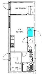 モンテパラッツォ大森山王 2LDKの間取図画像