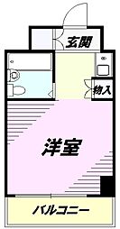 エトワール明神町 ワンルームの間取図画像