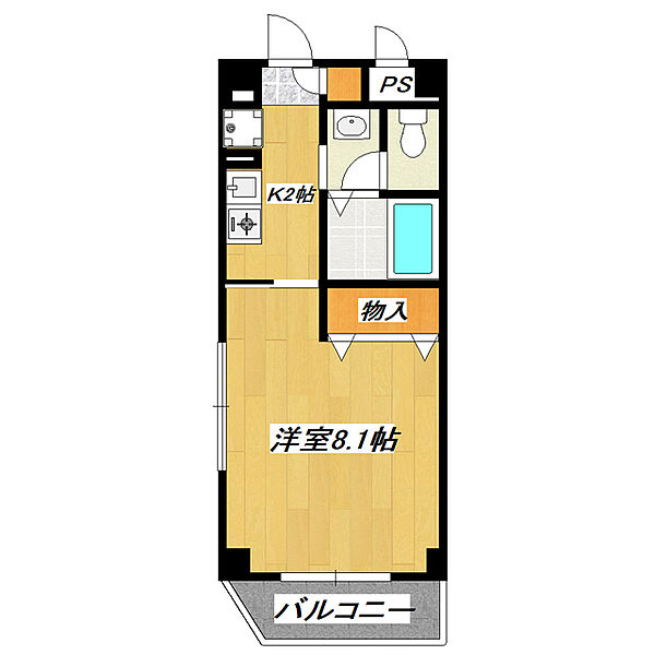 ステラ　コート 306｜東京都葛飾区細田５丁目(賃貸マンション1K・3階・26.35㎡)の写真 その2